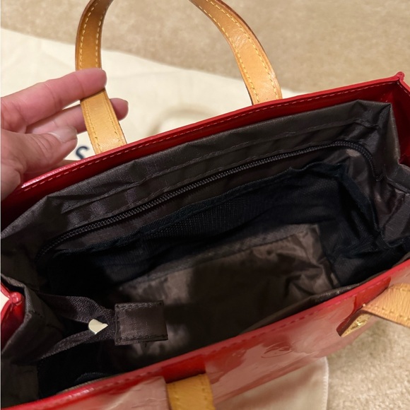 Louis Vuitton Mini Red Vernis Tote Bag - Picture 9 of 13